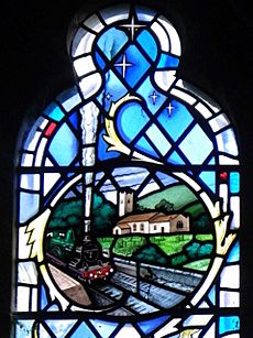 Stained glass window, St Cuthberts Church (geograph 2437631)