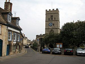 Stamford, St George's Church and St George's Square - geograph.org.uk - 1497040