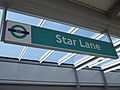Star Lane stn signage