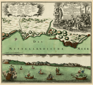 The Fortified City of Oran on the Barbary Coast