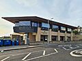 The R&A World Golf Museum, St Andrews with a full view of the building