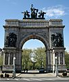 The Soldiers and Sailors Memorial Arch at Grand Army Plaza