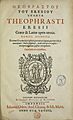 Theophrastus – Opere, 1613 – BEIC 8836731