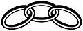 Three linksOdd Fellows' emblem