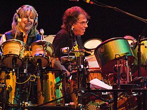 Tipper Gore and Mickey Hart