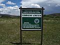 Tomichi Creek State Wildlife Area sign