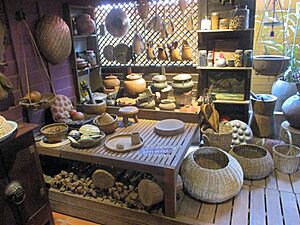 Traditional Khmer kitchen