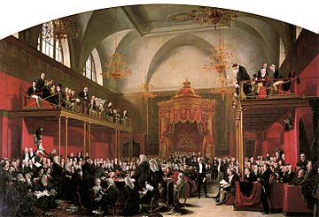 Trial of Queen Caroline by Sir George Hayter