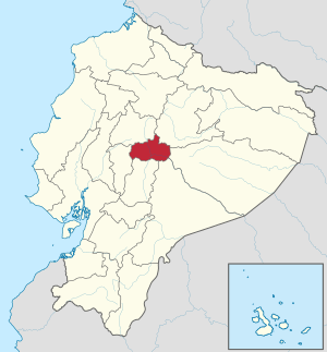 Tungurahua Province in Ecuador