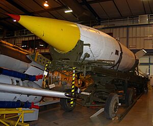 V-2 rocket at the AWM Treloar Centre Annex
