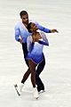 V. James and Y. Bonheur at 2010 Olympics (2)