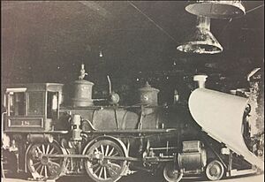 Virginia & Truckee RR 18, Dayton. Before restoration. Carson City Engine House