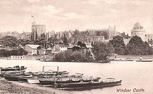 Windsor Castle postcard