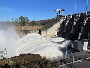 Wivenhoe Dam Flood release 2010