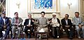 عباس میرزا ابوطالبی در دیدار با سید محمد خاتمی