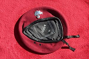 0 Béret de carabinier parachutiste italien