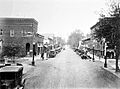 100 Block South Vine street looking South from railroad.