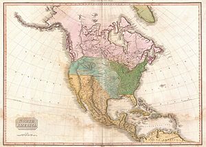 1818 Pinkerton Map of North America - Geographicus