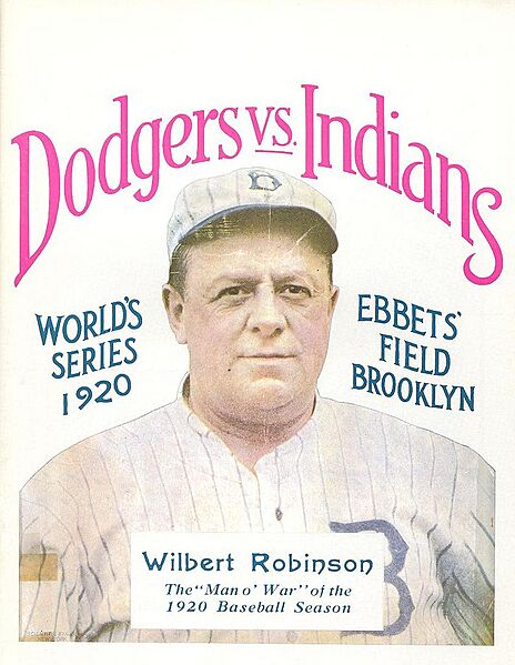 1920 World Series program
