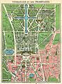 1920s Leconte Map of Paris w-Monuments and Map of Versailles - Geographicus - ParisVersailles-leconte-1920s - 2