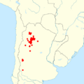 Akodon spegazzinii distribution