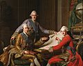 Alexander Roslin - King Gustav III of Sweden and his Brothers - Google Art Project