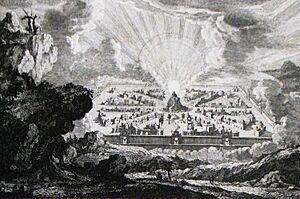 Apocalypse 38. A new heaven and new earth. Revelation cap 21. Mortier's Bible. Phillip Medhurst Collection