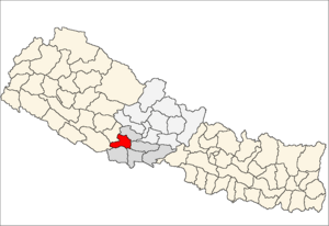 Location of Arghakhanchi in Nepal