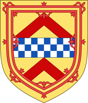 Arms of David Stewart, Earl of Strathearn.svg