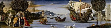 Bernardino Fungai - The Beloved of Enalus Sacrificed to Poseidon and Spared - Google Art Project