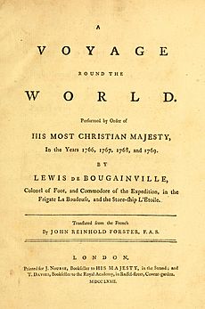 Bougainville Voyage around the World 1772