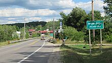 Boyne Falls, Michigan road signage