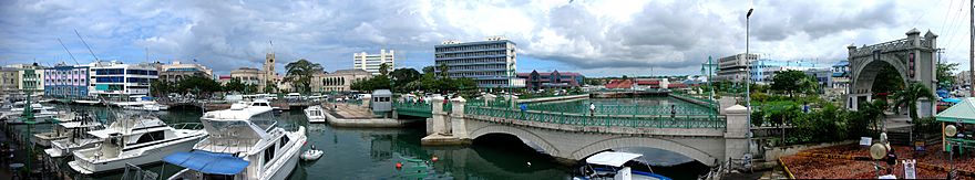 Bridgetown - Arch and Bridge, The Chamberlain Bridge is Th…