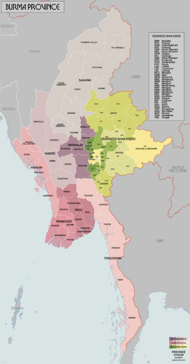 Burma Province 1931
