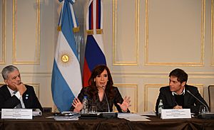 CFK con CEO's en Rusia 01