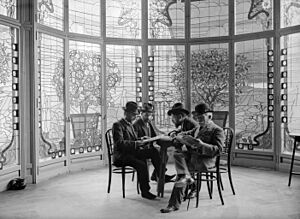 Casa Lleó Morera (Barcelona) — interior, c. 1911