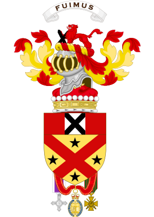 Coat of Arms of Stanley Melbourne Bruce, 1st Viscount Bruce of Melbourne