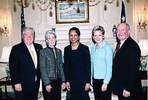 Condoleezza Rice with Governors