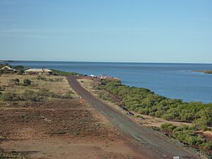 Cossack Wharf from Nannygoat Hill