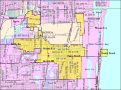 City boundaries prior to 2001 annexation