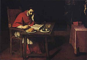 Daniele Crespi - Supper of St Carlo Borromeo