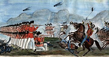 Defeat of the Mexican Lancers by the Mississippi Rifles