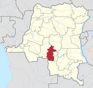Location of Kasaï-Central