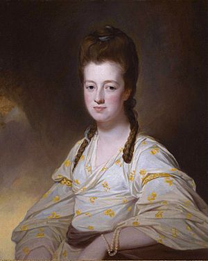 Dorothy Cavendish, wife of William Cavendish Bentinck, 3rd Duke of Portland (1738-1809) by George Romney.jpg