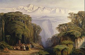 Edward Lear - Kangchenjunga from Darjeeling - Google Art Project
