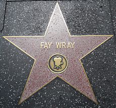 Fay Wray's star on HWF