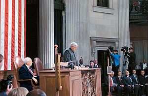 Federal Hall Sep 6 2002 Hastert Cheney