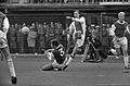 Feyenoord tegen Ajax 1-0. Nummer 26 Israel in duel met Cruyff