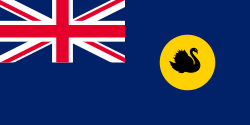 Flag of Western Australia 1870-1953