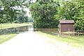 Flooded Mississippi River Park Andalusia Illinois